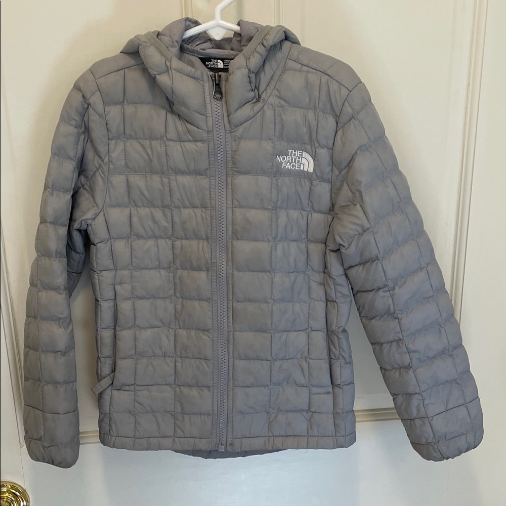 The North Face Kids Gray Puffer Jacket